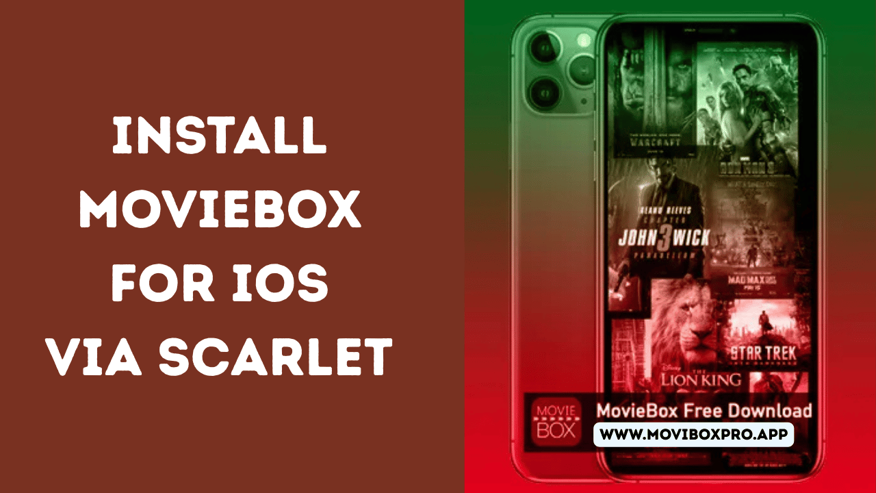 Install MovieBox For iOS via Scarlet